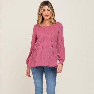 Soft maternity top.